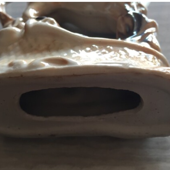 Vintage Horse Figurine Iridescent Glazed Porcelain Equestrian Lustreware Statue - Picture 6 of 6